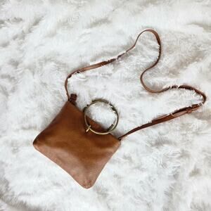 Y2K Universal Thread Purse Bag Unique Gold Ring Handle